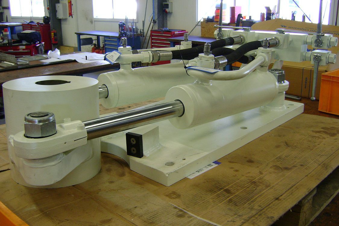 Ruderanlage für Schiffe HFS Hydromar Marine Equipment bv hydraulisch