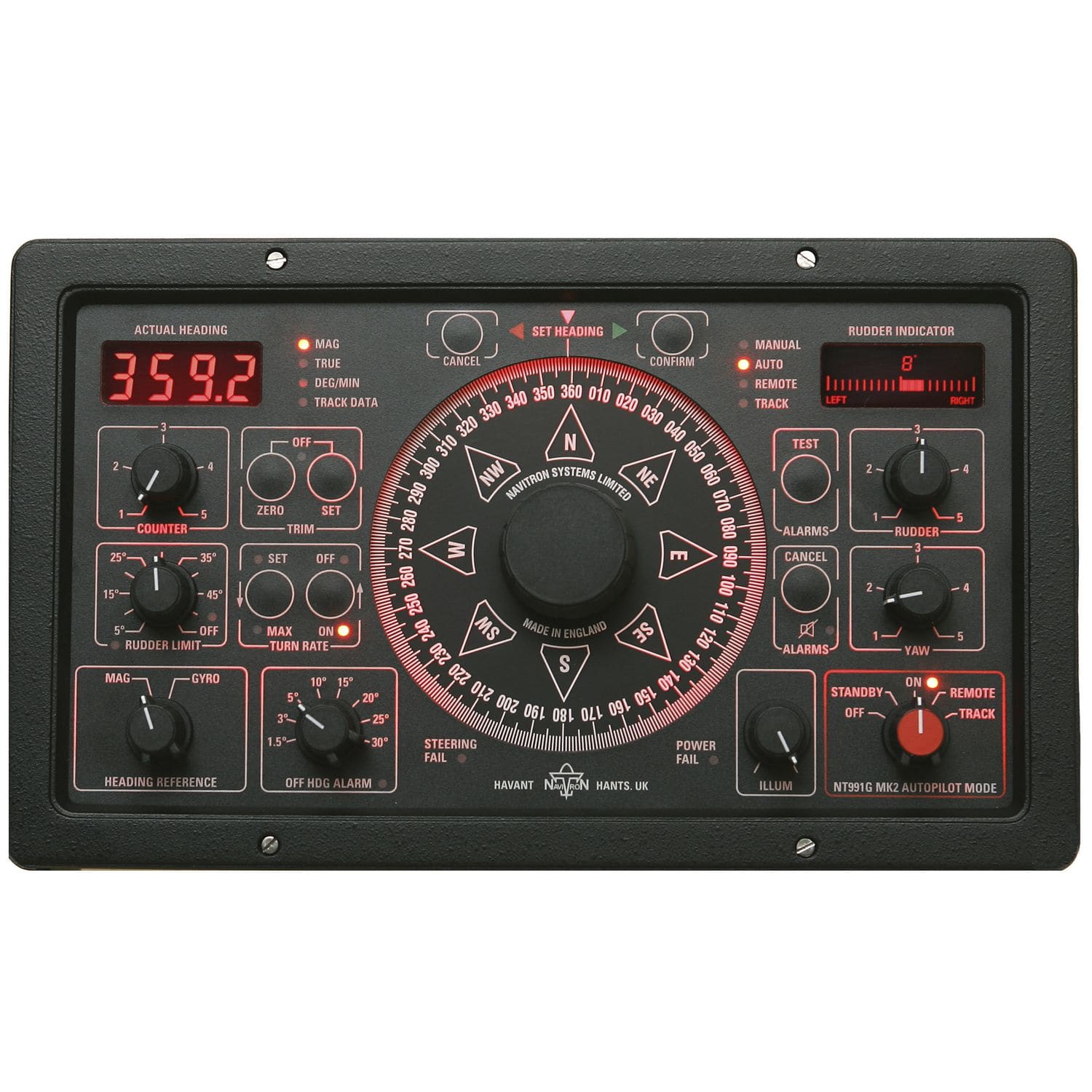 Autopilot für Schiffe NT991G MK2 Navitron Standard