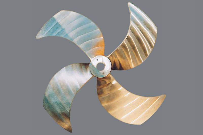 Hélice De Bateau En Alliage D'aluminium - Pour Moteur 4/5/6 PS, Taille 7 1/2 X 8 BY