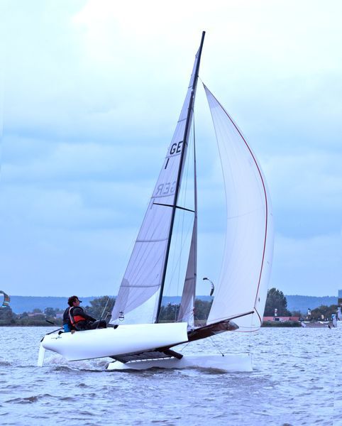 Regatta Sportkatamaran Eagle 16 Eagle Catamarans Zweihandig Doppeltrapez Asymmetrischer Spinnaker