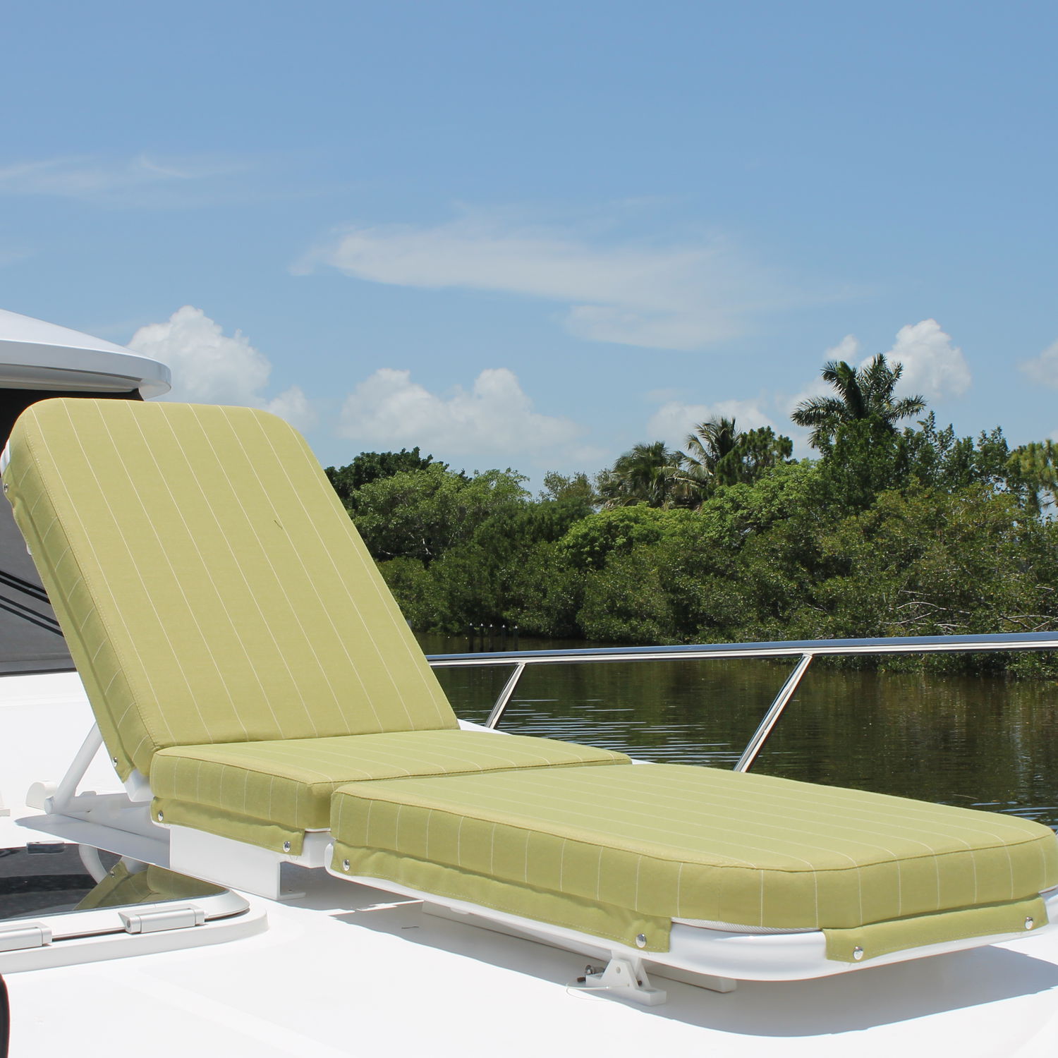 Deckchair für Yacht Mar Quipt einstellbar / klappbar / Aluminium