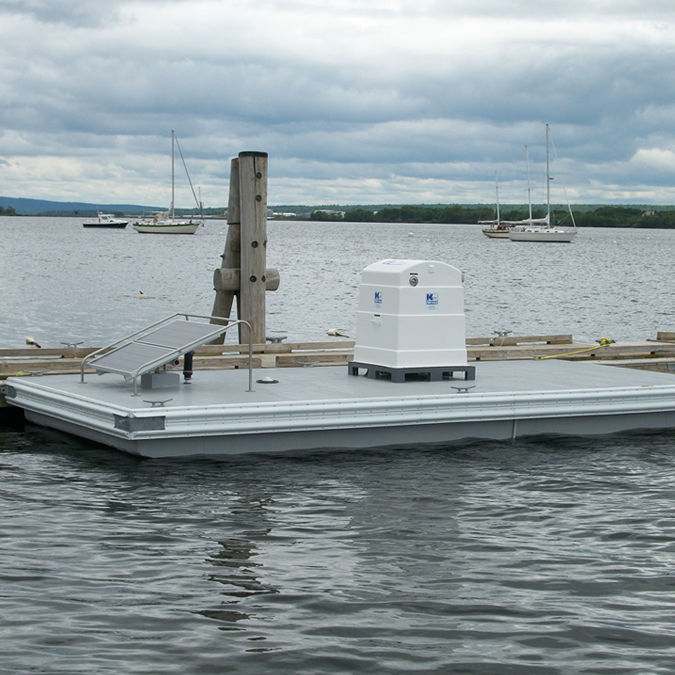 Schwimmendes Entleersystem dock Keco Pump & Equipment für Boot