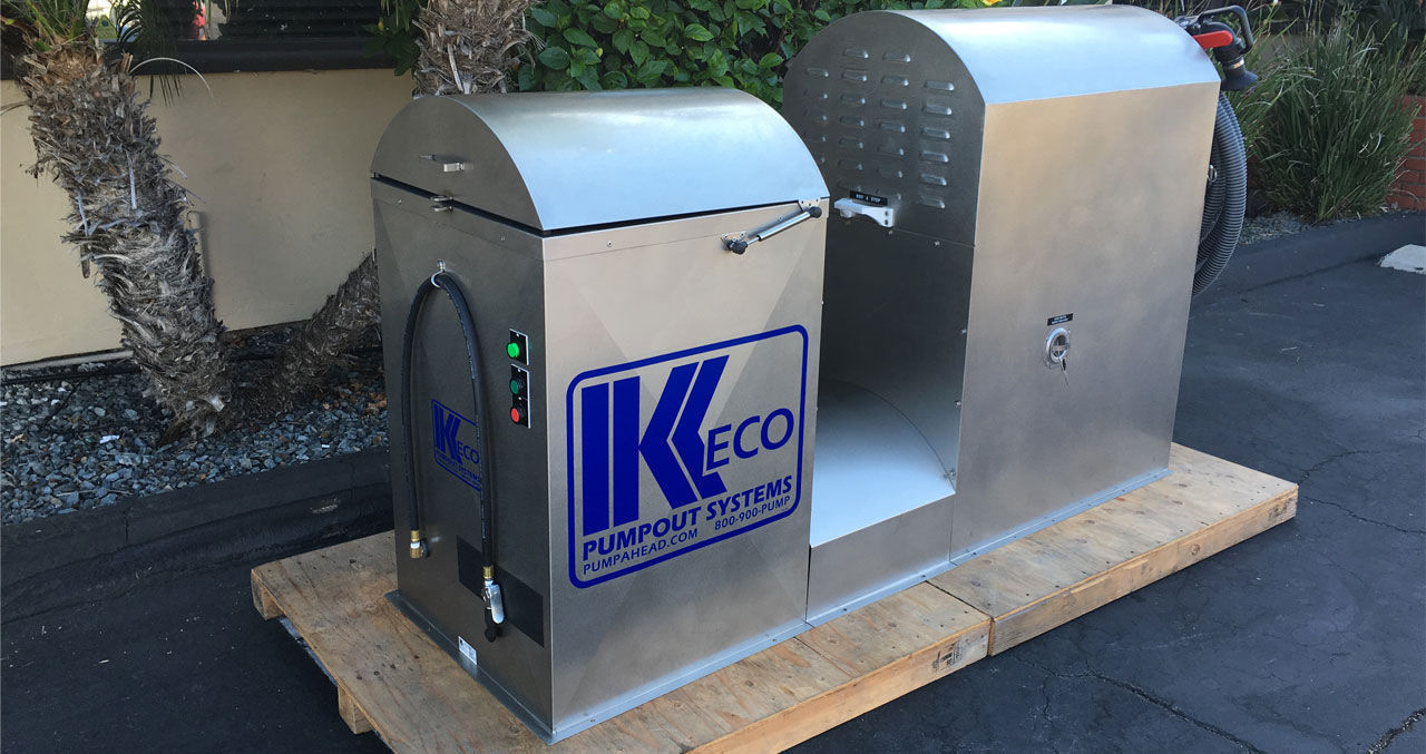 Stationäres Entleersystem Keco Pump & Equipment für Yachthafen