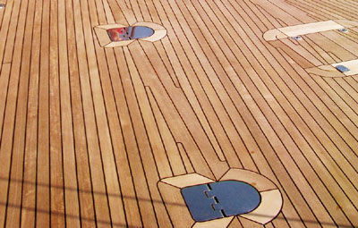 Platte für Bootsdeck-Beläge - Ginnacle Import/Export Pte. Ltd. - aus