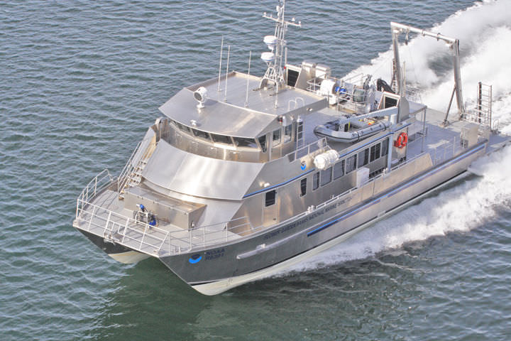Schiff F r Die Ozeanographische Forschung Katamaran R V Manta All 