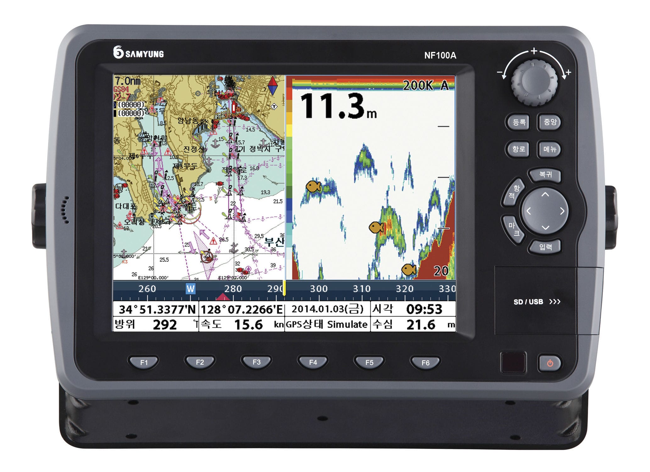Kartenplotter N100A/NF100A/N120A/NF120A Navis USA LLC GPS / für