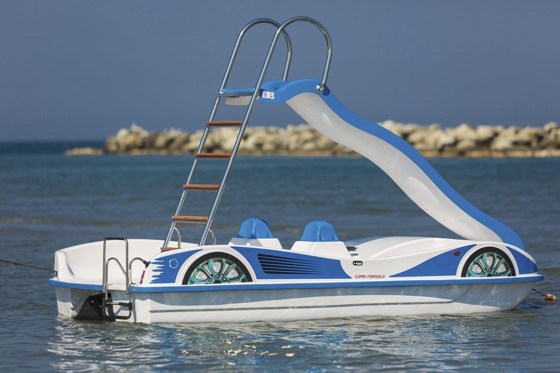 Tretboot / 5 Plätze / mit Rutschbahn CAPRI FORMULA CNA Cantiere Nautico