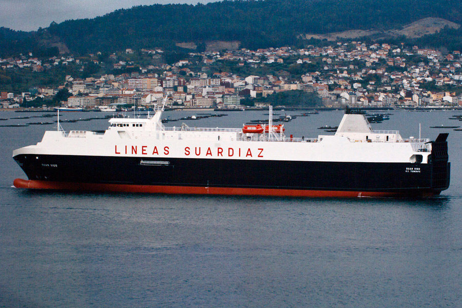 RoRoFrachtschiff SUAR VIGO Hijos de J. Barreras