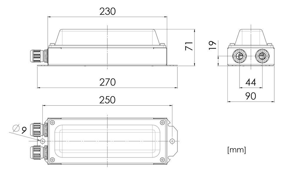 Deckenleuchte für den Außenbereich - TL09 - LightPartner Lichtsysteme