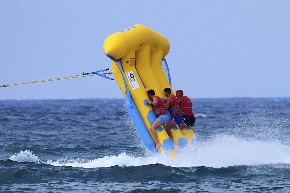 Banana Boot / max. 6 Personen FLYFISH 6PRO w/ Windows (Original