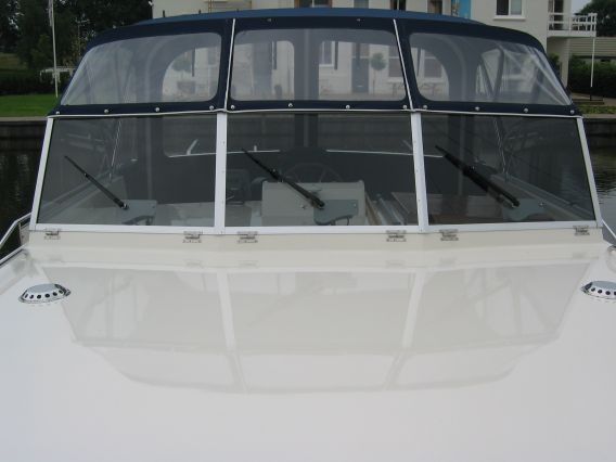 Windschutzscheibe für Boote - Rhigo - für Steuermann