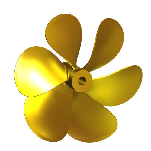 3860709 Außenbordpropeller, Bootspropeller, 3 Blätter, 14,5