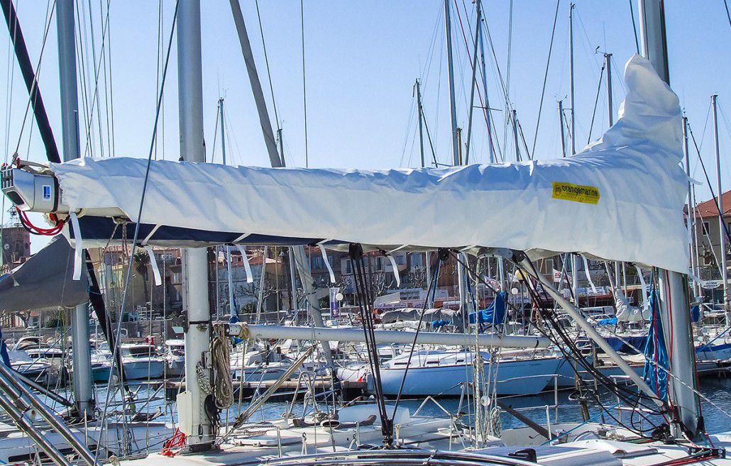 Milageto Großsegel-Abdeckung Wasserdicht | 320x94 Cm Für 9-10 Fuß Segel | 210D Oxford-Gewebe PU-beschichtet
