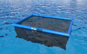 Schwimmbecken mit Auftrieb