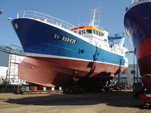 Trawler-Berufsschiff 1