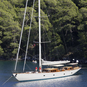 traditionelle Segel-Superyacht