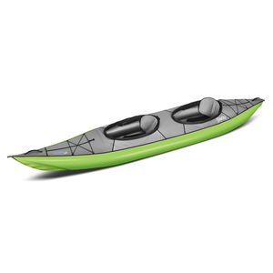 Kajak mit Brücke / aufblasbar / für Bootstouren / 2 Personen