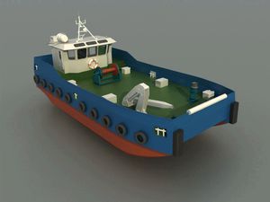 Berufsboot für Fischerei Berufsboot / Katamaran / Innenborder / Aluminium