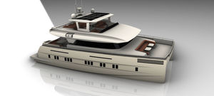 Katamaran-Motoryacht