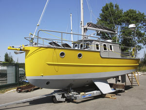 Segelboot für Kreuzfahrten