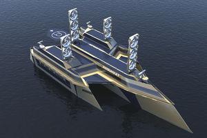 Trimaran-Megayacht