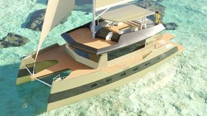 Katamaran-Motoryacht