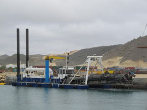 Schneidkopf-Saugbagger-Spezialschiff 1