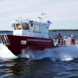 Feuerlöschboot-Berufsschiff