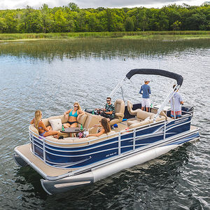 Außenbord-Pontonboot / Wasserski / Sportfischer / Aluminium