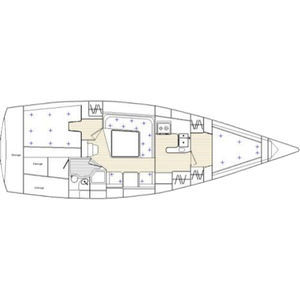 Segelboot für Kreuzfahrten 1