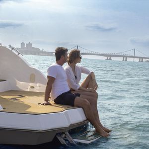 Plattform für Yacht