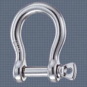 Schäkel für Segelboote / geschweift / geschmiedet / Edelstahl