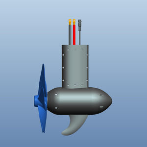 Pod-Antrieb für Boot