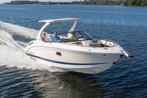 Innenborder-Runabout / Doppelkonsole / Bowrider / mit Kabine