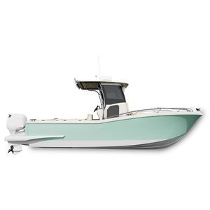 Sportfischer-Konsolenboot