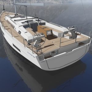 Segel-Yacht / Fahrten / mit offenem Heck / Glasfaser / 6 Kabinen