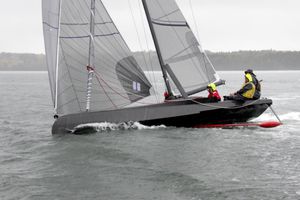 Regatta-Segelboot