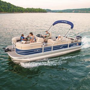 Außenbord-Pontonboot / tri-tube / Sportfischer / max. 10 Personen