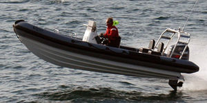 Außenborder-Schlauchboot