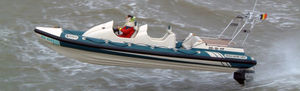 Außenbord-Schlauchboot / Festrumpf / Jockey-Konsole / für Extrembedingungen