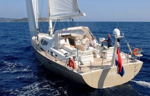 Segelyacht für Kreuzfahrten