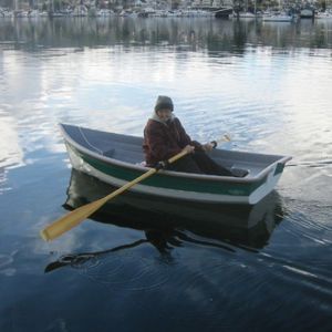 Traditionelles Ruderboot