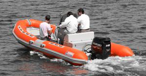 Berufsboot für Fischerei Berufsboot / Taucherbasisboot / Außenbord / Festrumpf-Schlauchboot