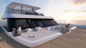 Motor-Katamarane Motoryacht
