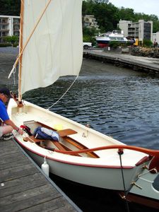 Traditionelles Ruderboot