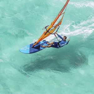 Freeride-Windsurfboard / Geschwindigkeit
