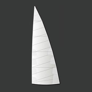 Großsegel / für Fahrtensegelboote / cross-cut / Polyester