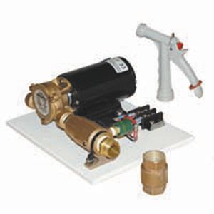 Bausatz mit Wasserpumpe (für Bootsdeckreinigung)