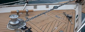 Antirutsch-Bootsdeckbelag / Teak-Optik