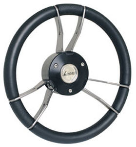 Motorboot Lenkrad / Aluminium / polyurethanbeschichtet / Sport